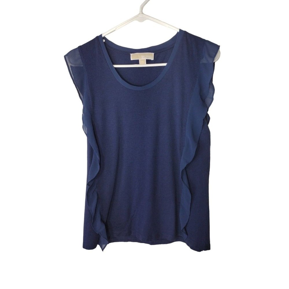 Michael Kors Top xs Sleeveless Ruffle